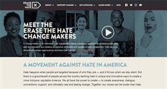 Desktop Screenshot of erasethehate.org