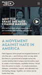 Mobile Screenshot of erasethehate.org